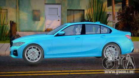 BMW 3 Series G20 2020 UKR Plate pour GTA San Andreas