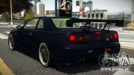 Nissan Skyline R34 GT-R V-Spec XT für GTA 4