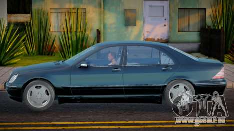 Mercedes-Benz s600 w220 Black pour GTA San Andreas