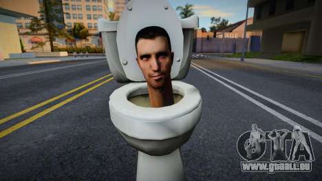 Skin De Skibidi Toilet Original Mike für GTA San Andreas