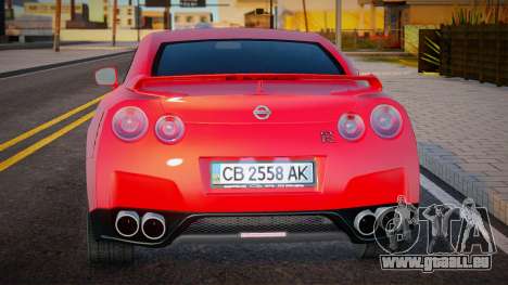 Nissan GT-R R35 Sport UKR Plate pour GTA San Andreas