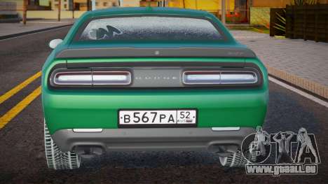 Dodge Hellcat Green pour GTA San Andreas