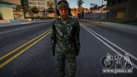 Skin Exercito Brasileiro Cavalaria Blindada 2 pour GTA San Andreas
