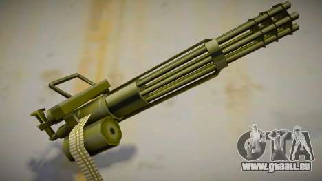 Retextured minigun v2 für GTA San Andreas