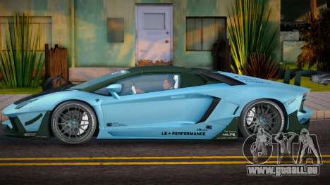 Lamborghini Aventador LP700-4 Roadster Blue pour GTA San Andreas