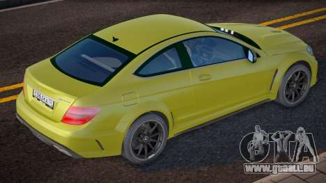 Mercedes-Benz C63 Coupe w204 pour GTA San Andreas