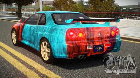 Nissan Skyline R34 UnE V-Spec S2 pour GTA 4