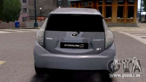 2012 Toyota Prius C pour GTA 4