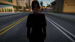 Mädchen in einem schwarzen Kleid für GTA San Andreas