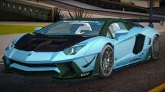 Lamborghini Aventador LP700-4 Roadster Blue für GTA San Andreas