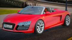 Audi R8 Cabriolet Plate für GTA San Andreas