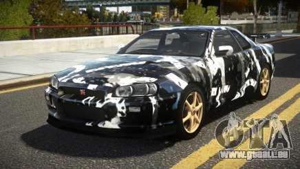 Nissan Skyline R34 UnE V-Spec S13 für GTA 4