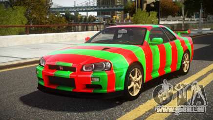 Nissan Skyline R34 UnE V-Spec S11 für GTA 4