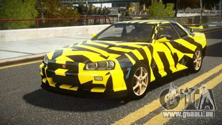 Nissan Skyline R34 UnE V-Spec S4 für GTA 4