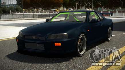 Nissan Skyline R34 GT-R V-Spec XT pour GTA 4