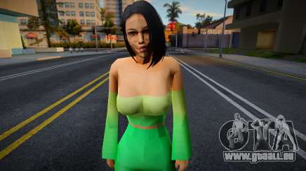 Girl Green Costume pour GTA San Andreas