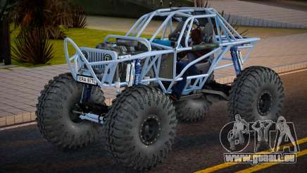 Bagged Customs Jeep Rock Crawler Polish Number pour GTA San Andreas