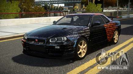 Nissan Skyline R34 UnE V-Spec S7 für GTA 4