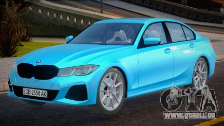 BMW 3 Series G20 2020 UKR Plate pour GTA San Andreas