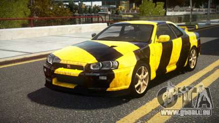 Nissan Skyline R34 UnE V-Spec S6 für GTA 4