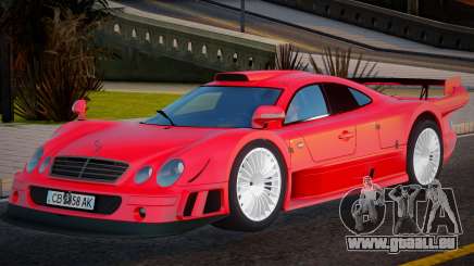 Mercedes-Benz CLK GTR UKR Plate für GTA San Andreas