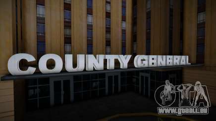 HD-Textmodell für LS County General Hospital für GTA San Andreas