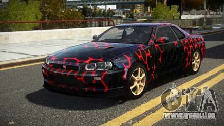 Nissan Skyline R34 UnE V-Spec S5 für GTA 4