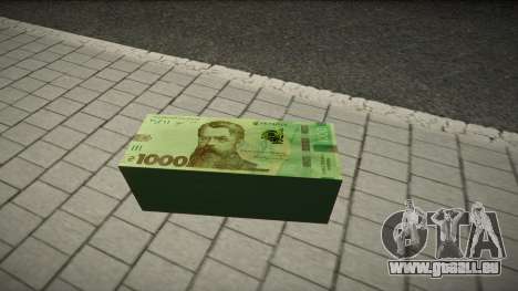 Un millier de hryvnias ukrainiennes pour GTA San Andreas