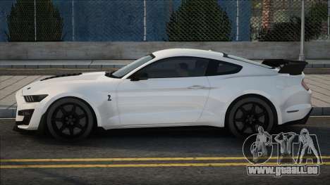 Mustang Shelby GT500 2020 White pour GTA San Andreas