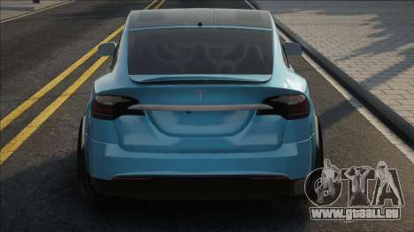 Tesla Model X Blue für GTA San Andreas