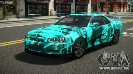 Nissan Skyline R34 L-Sport S9 pour GTA 4