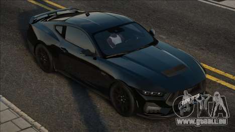 Ford Mustang 2024 Black pour GTA San Andreas