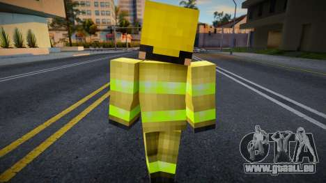 Lafd1 Minecraft Ped für GTA San Andreas