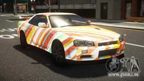 Nissan Skyline R34 L-Sport S8 für GTA 4