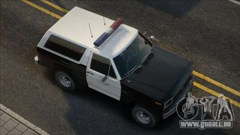 Ford Bronco Police 1982 V1.1 für GTA San Andreas