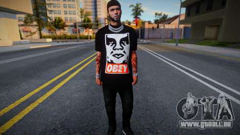 Anuel AA T-Shirt Obey für GTA San Andreas