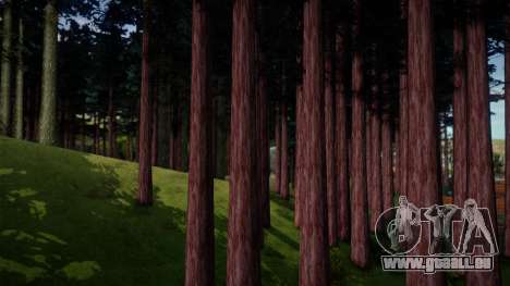 Forêt dense dans le ruisseau Palomino pour GTA San Andreas