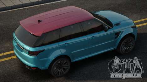 Land Rover Range Rover SVR Blue Red für GTA San Andreas