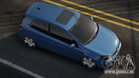 Volkswagen Golf 6 Blue für GTA San Andreas