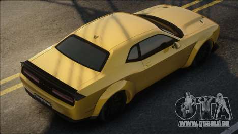 Dodge Challenger SRT Hellcat Yellow für GTA San Andreas