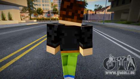 Claude Minecraft Ped pour GTA San Andreas