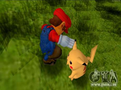 Pikachu aus Super Smash Brothers Nahkampf für GTA San Andreas