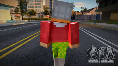 Bfori Minecraft Ped pour GTA San Andreas