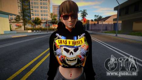 Hitomi Guns N Roses fan pour GTA San Andreas