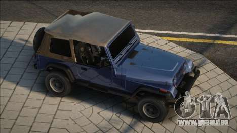 Jeep Wrangler Blue für GTA San Andreas