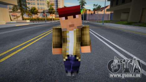 Emmet Minecraft Ped pour GTA San Andreas