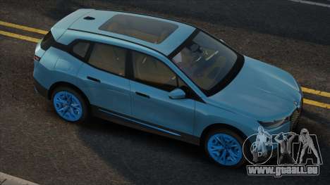 BMW iX UKR Plate für GTA San Andreas