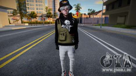 Skin Fivem Mugiwara Skull Vest pour GTA San Andreas