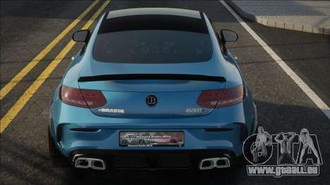 Mercedes-Benz C63S AMG Blue pour GTA San Andreas