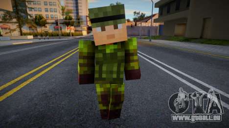 Army Minecraft Ped pour GTA San Andreas